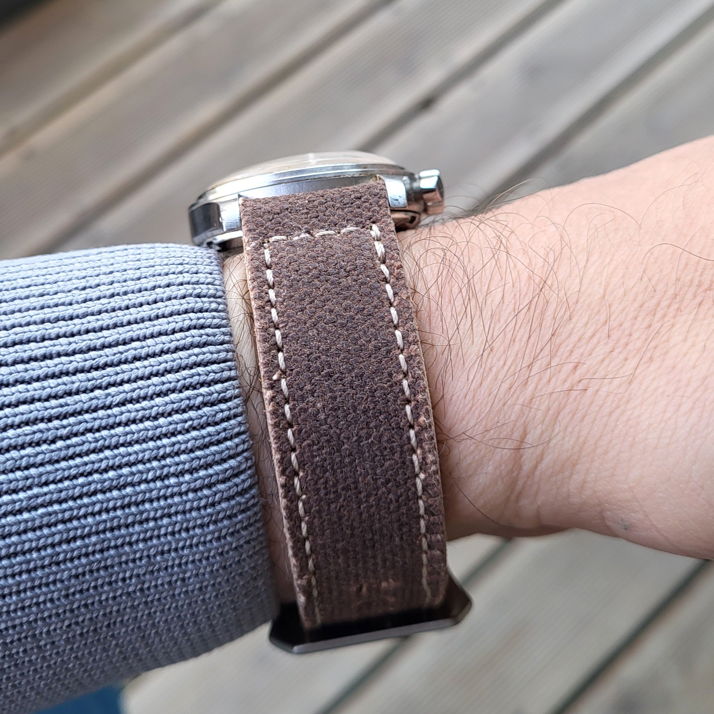 Kanvas Kordon Kahverengi