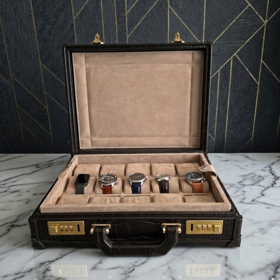 Bond Saat Kutusu Kahverengi Moka