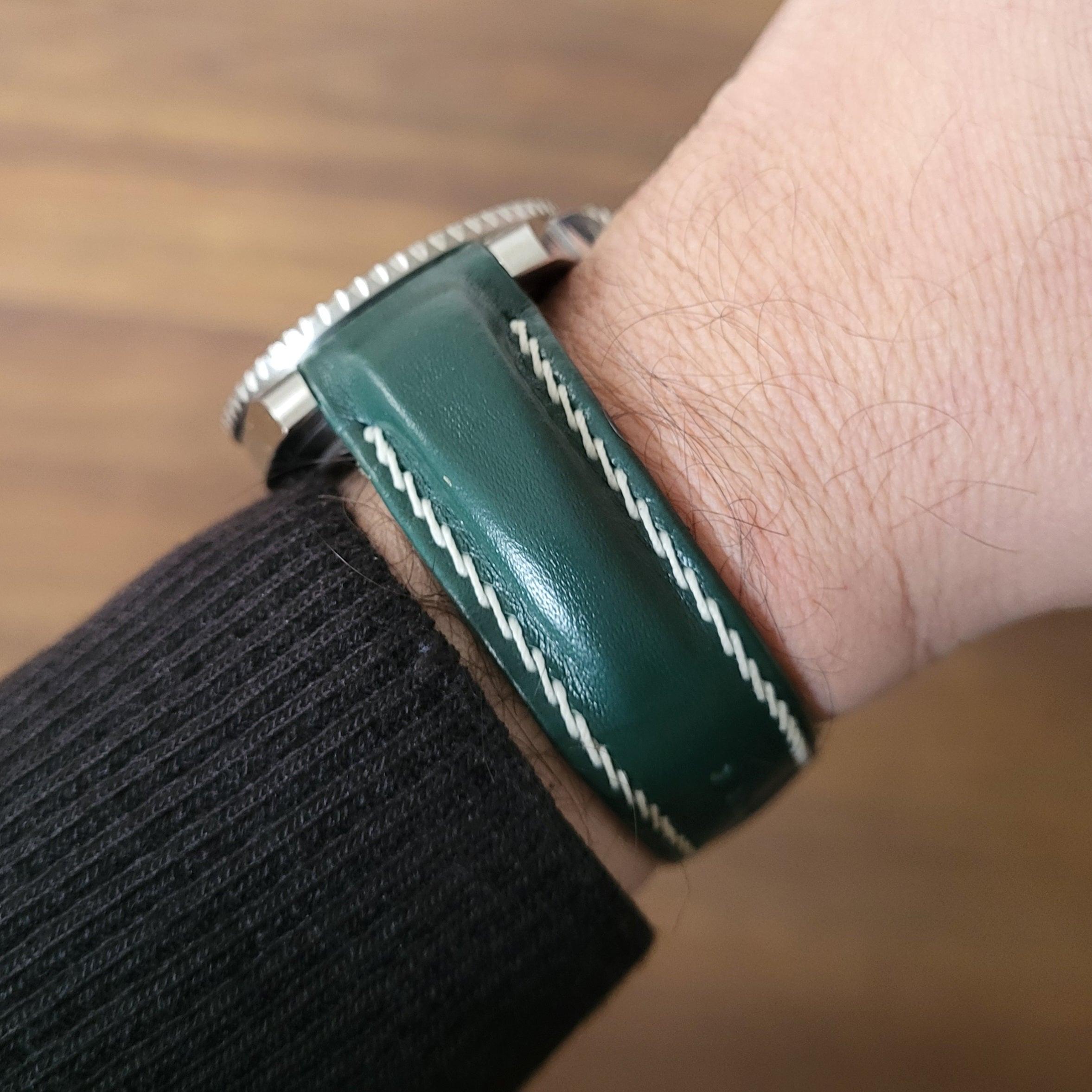 Submariner/Datejust / Explorer.. Uyumlu Deri Kordon