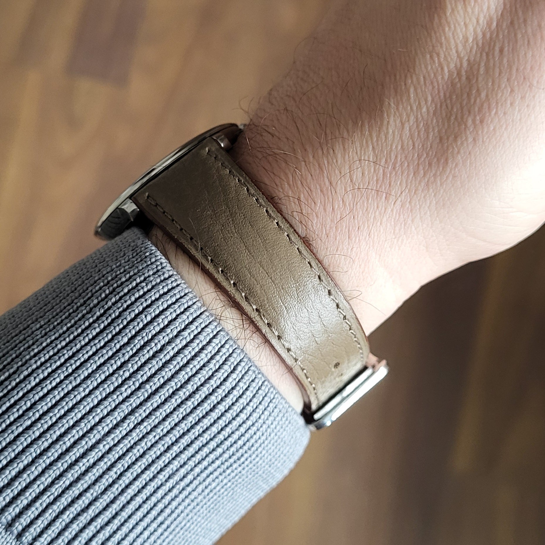 Togo Yeşil Deri Kordon