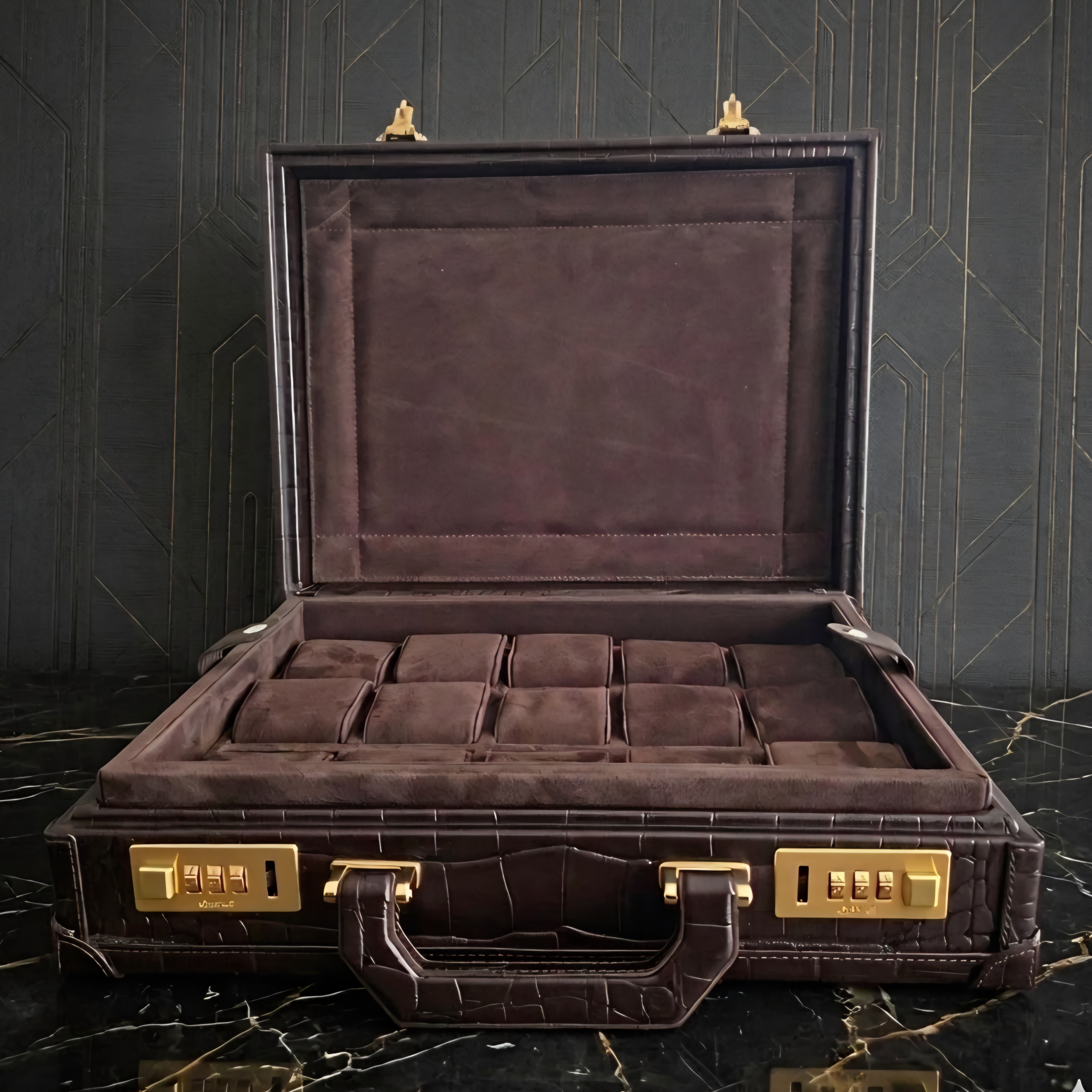 Bond Saat Kutusu Kahverengi