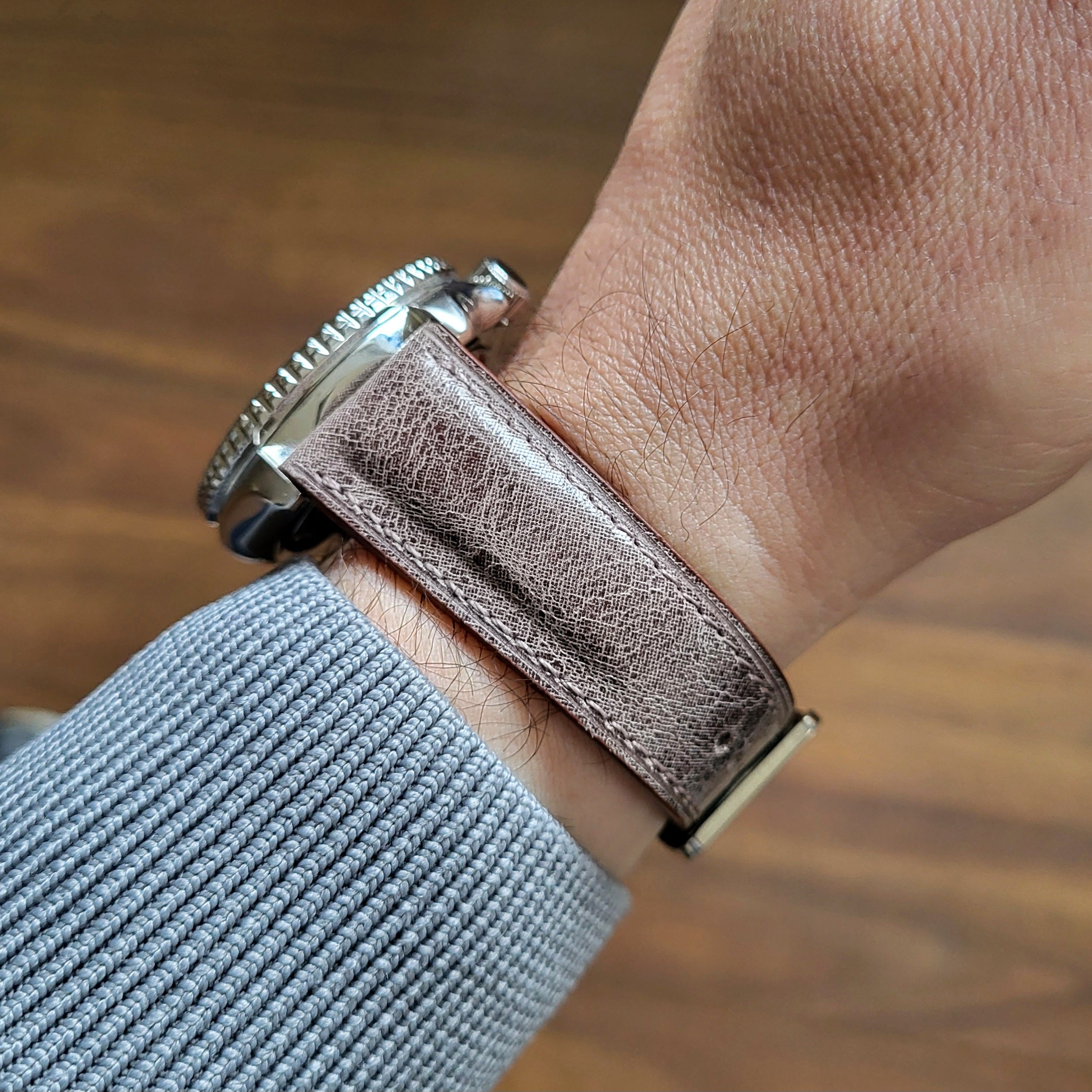 Eskitme Deri Kordon Antrasit