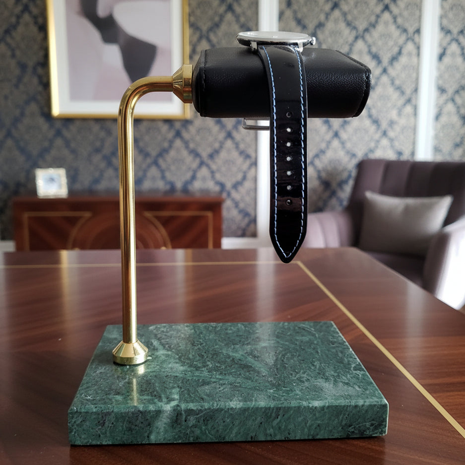 Verde Masaüstü Saat Standı Pirinç