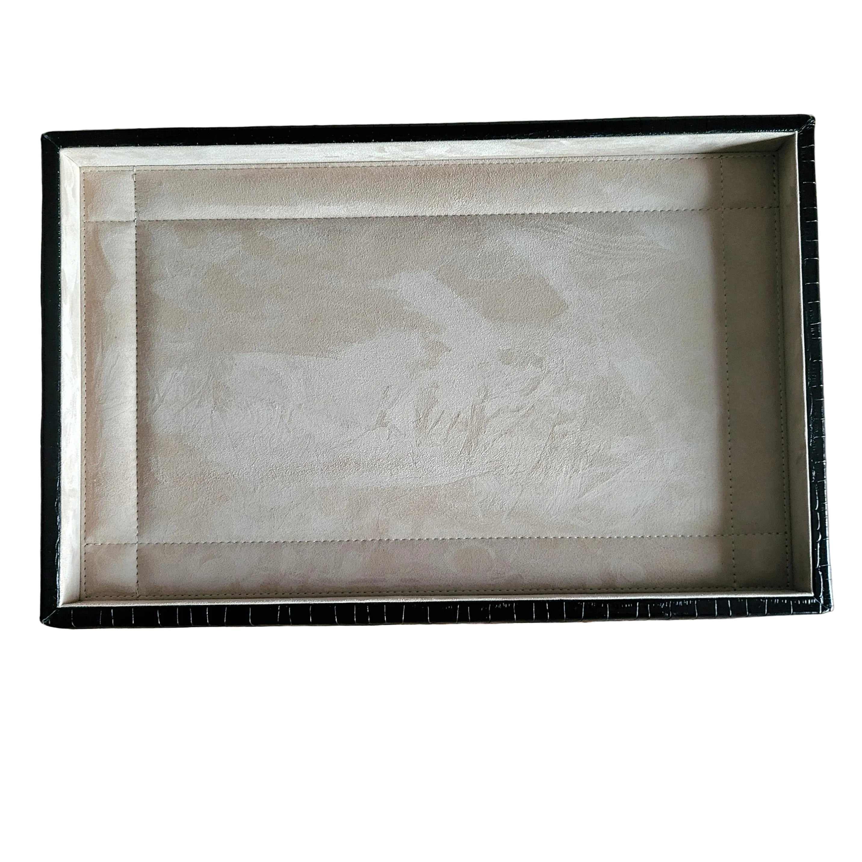 Deri Sunum Tepsisi (Siyah)