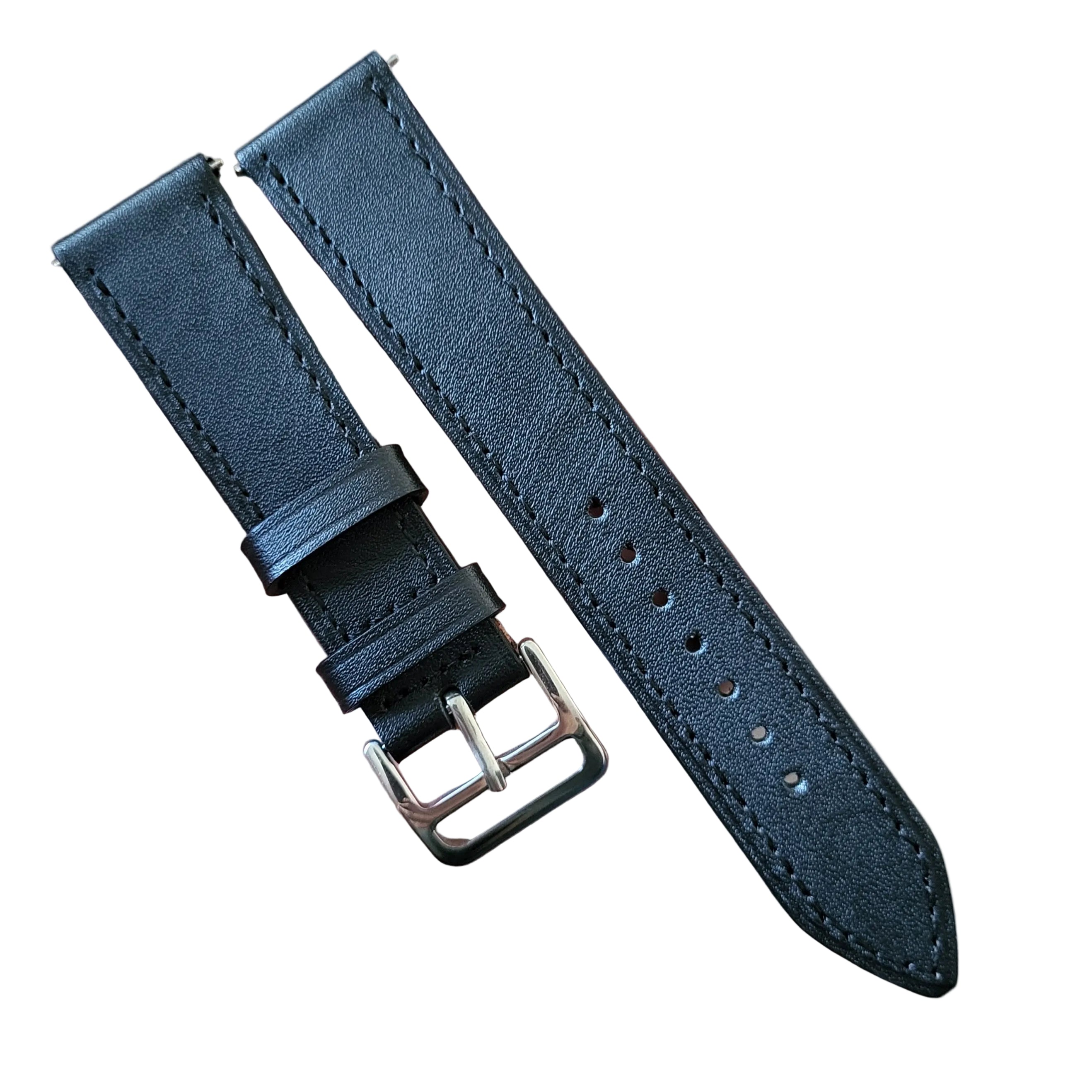 Napa Mat Siyah Deri Kordon