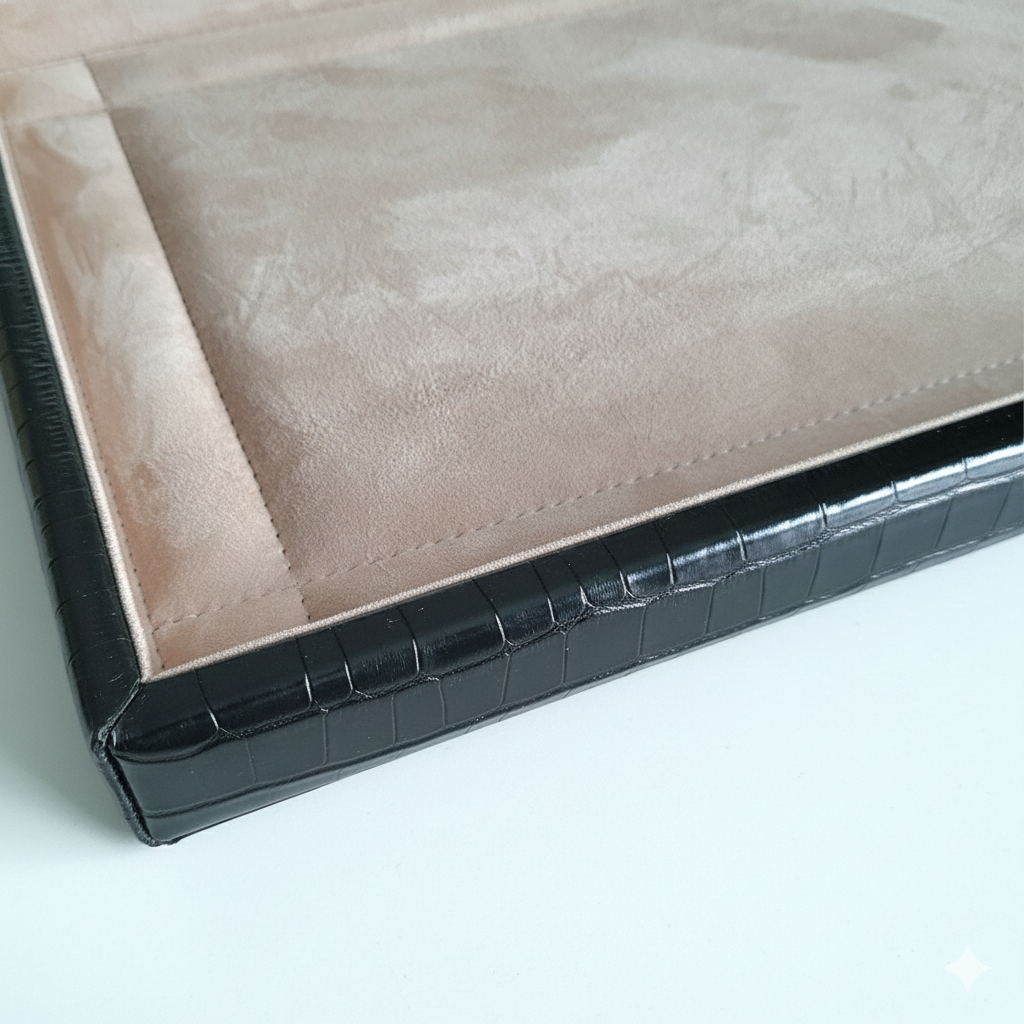 Deri Sunum Tepsisi (Siyah)