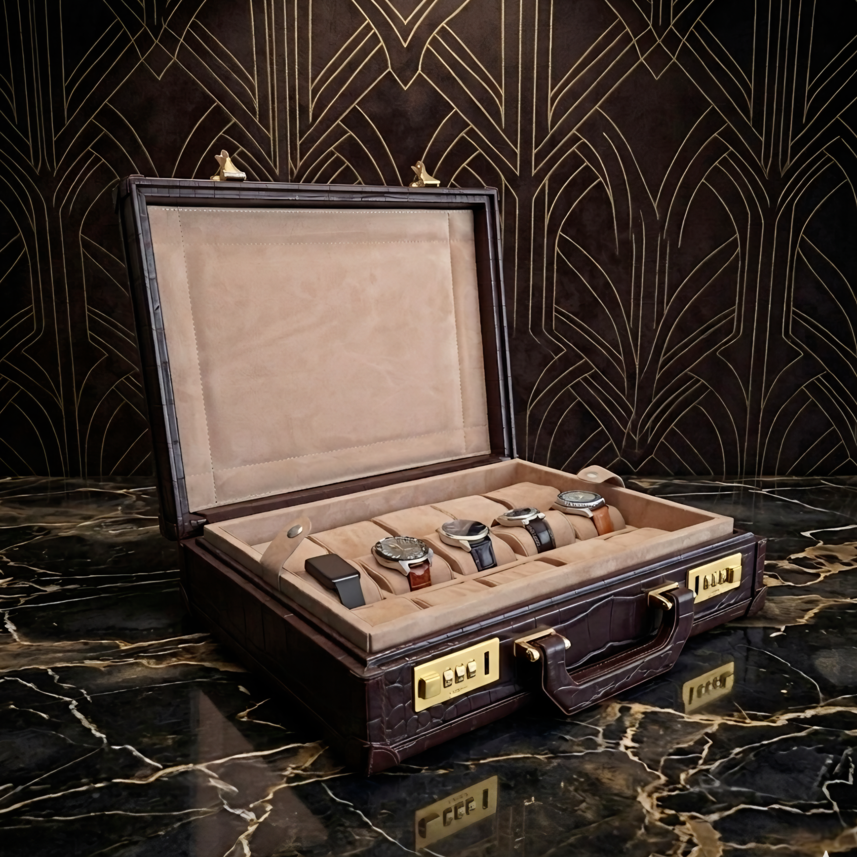 Bond Saat Kutusu Kahverengi Moka