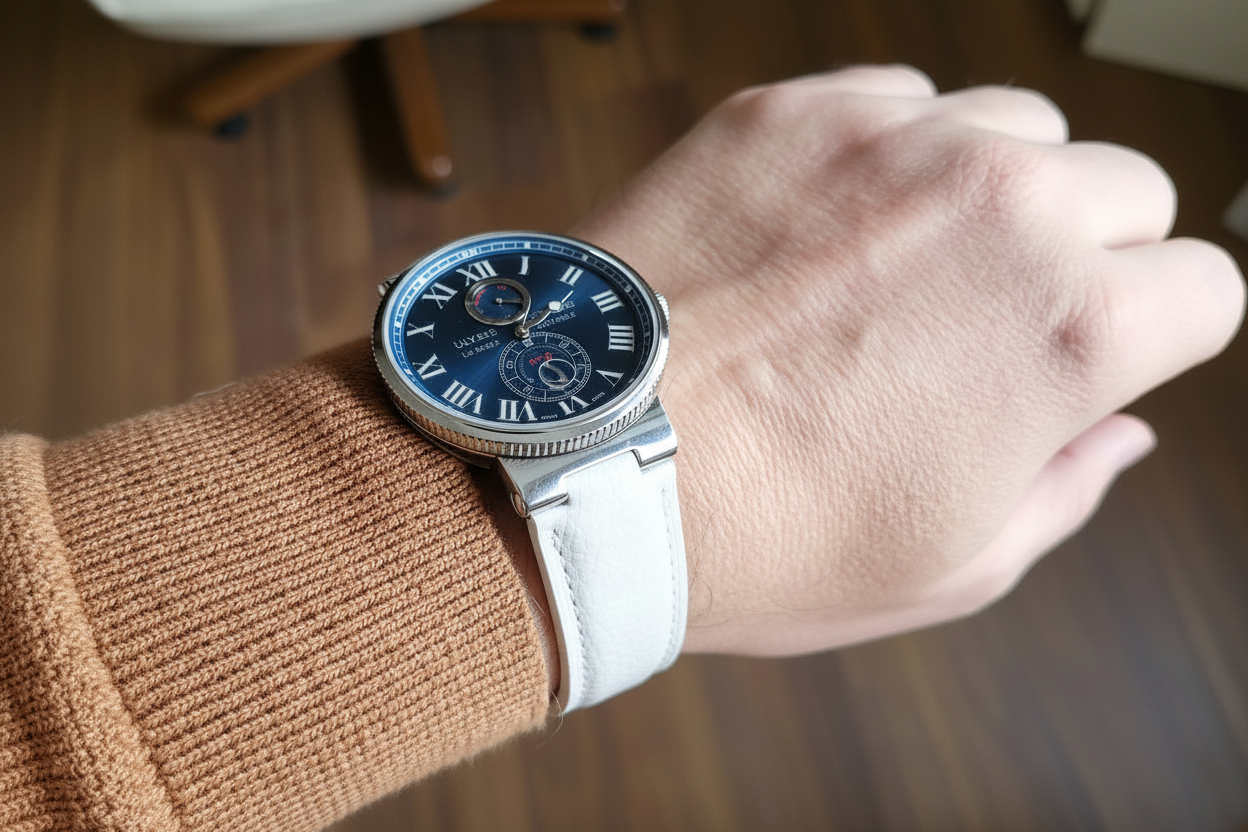 Napa Lacivert Deri Kordon