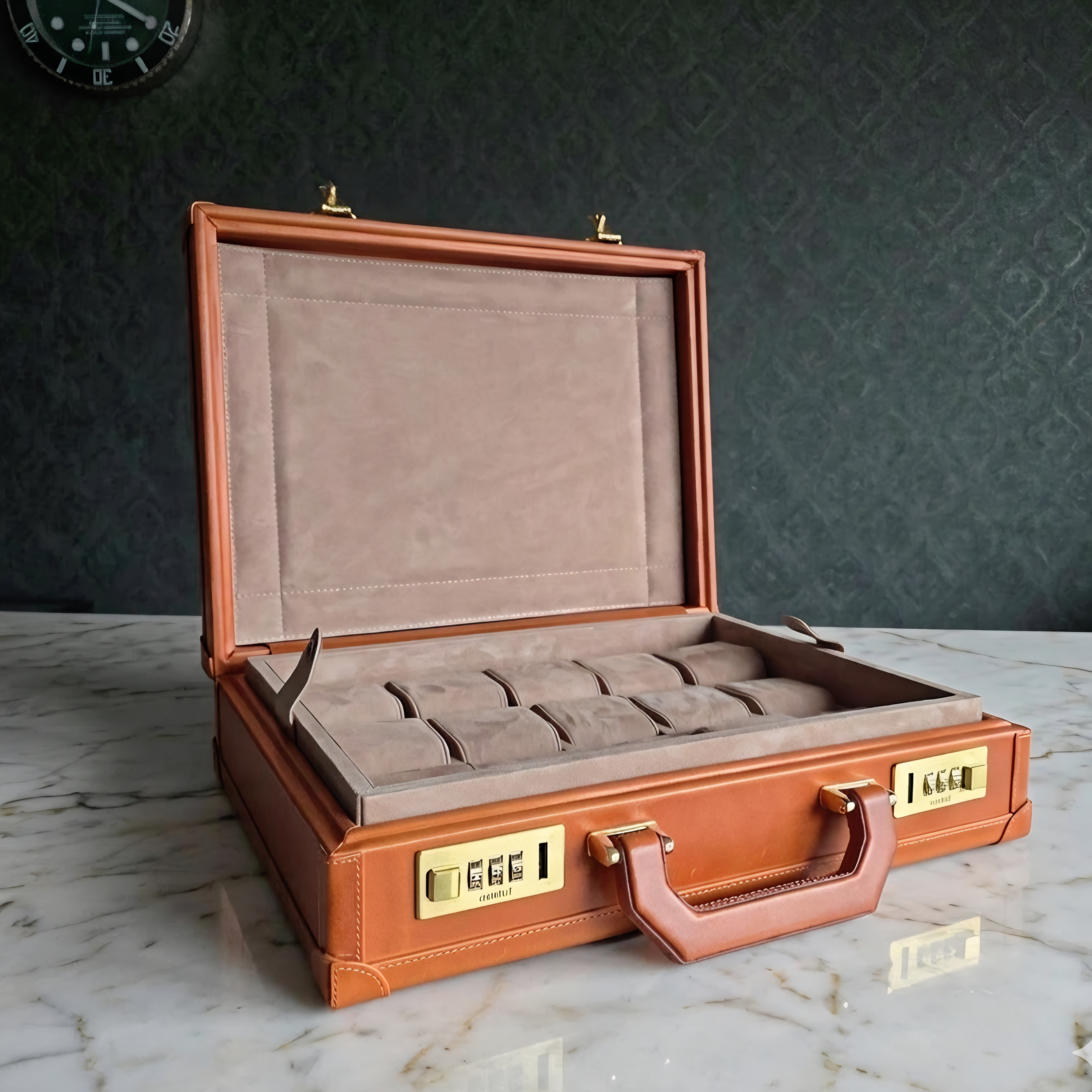 Bond Saat Kutusu Taba Moka