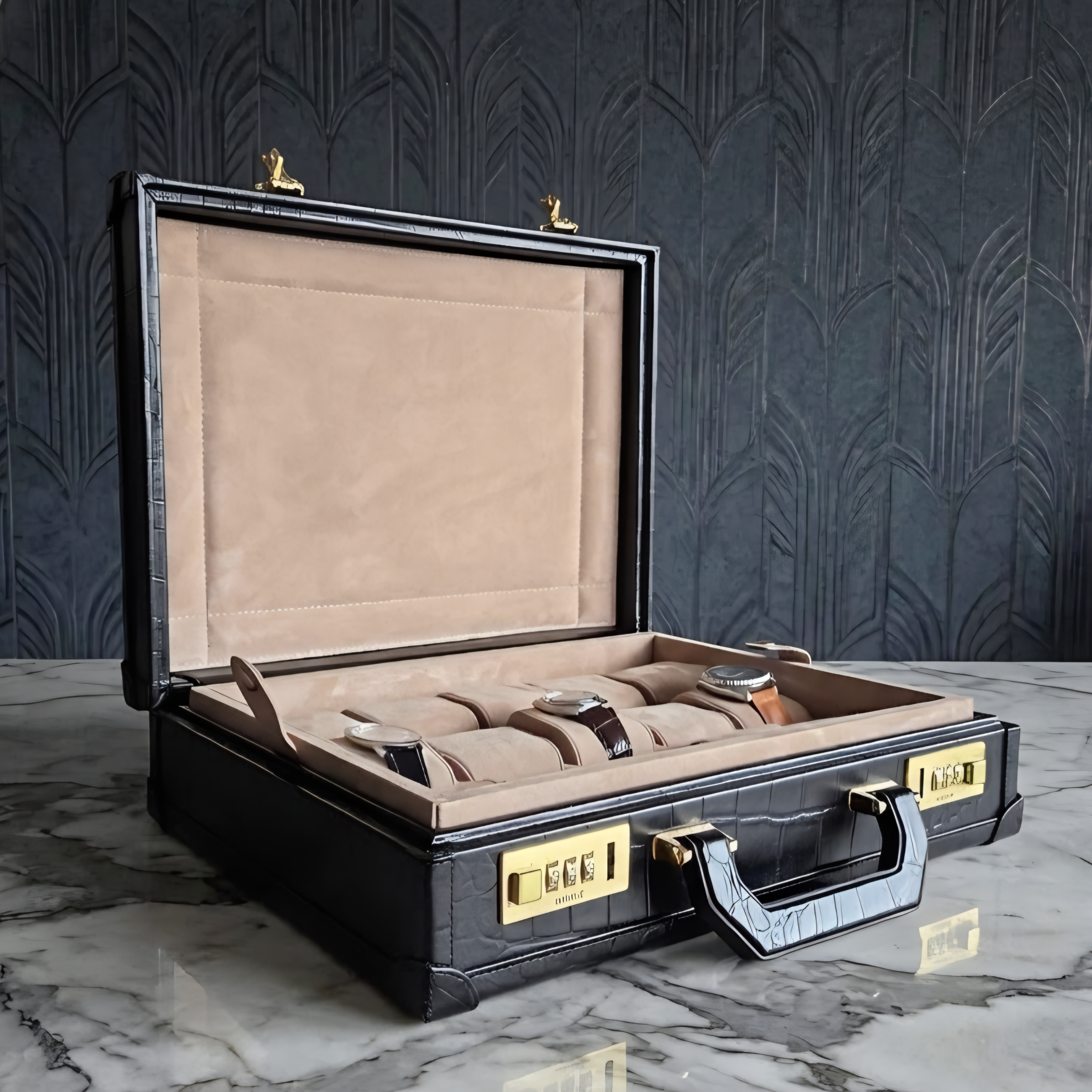 Bond Saat Kutusu 15'li Siyah Moka