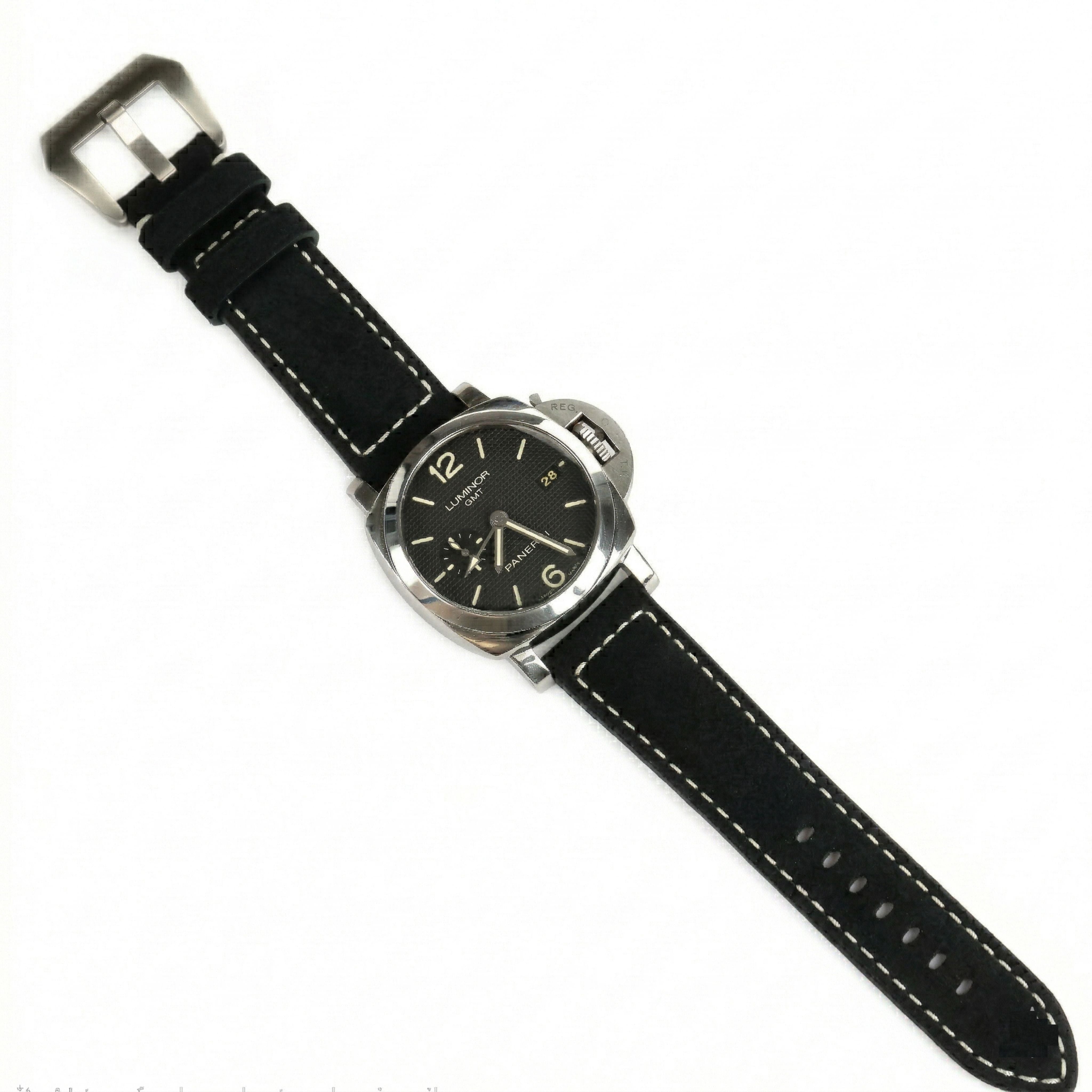Florentine Series Deri Kordon Nubuk Siyah