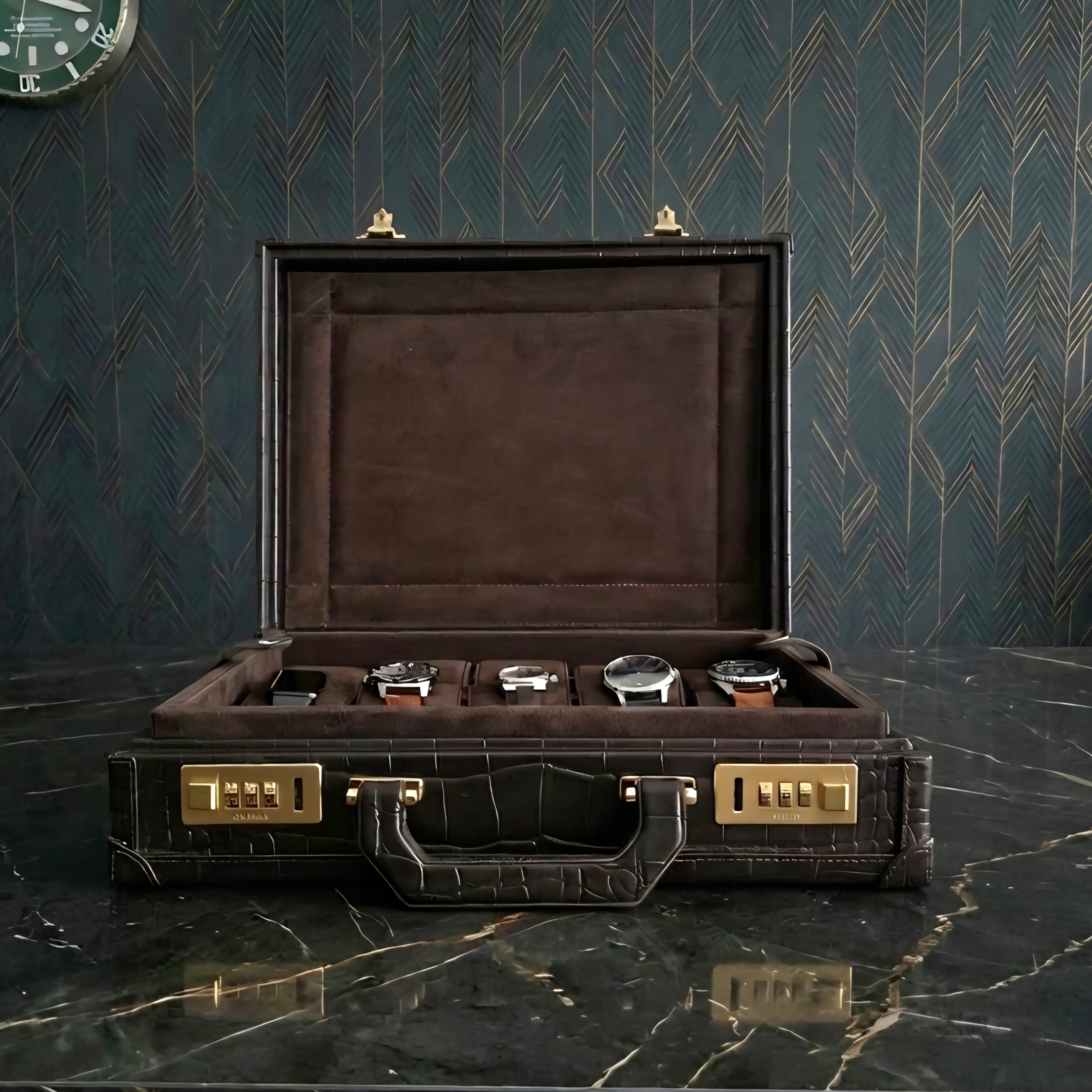 Bond Saat Kutusu Kahverengi