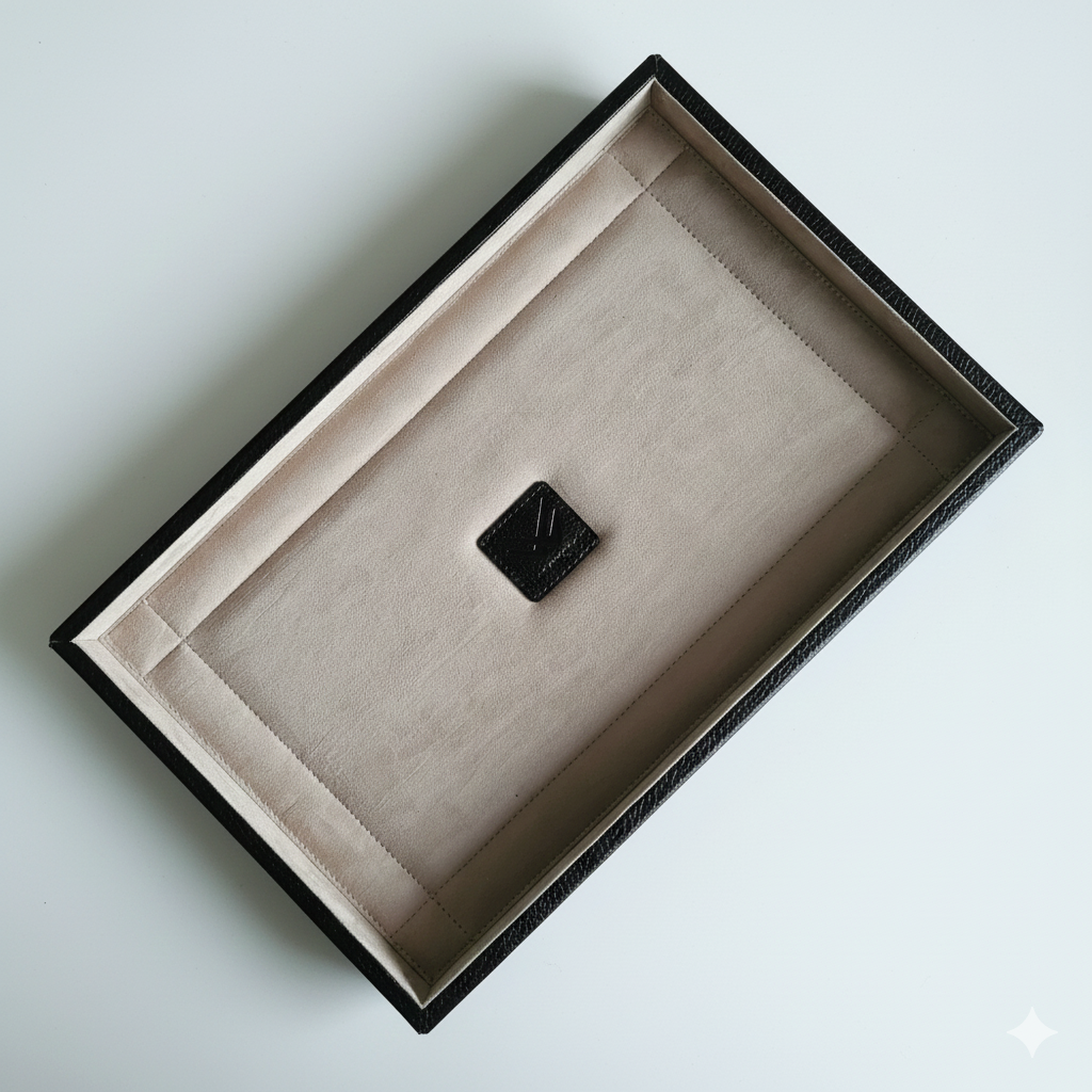 Deri Sunum Tepsisi (Siyah)