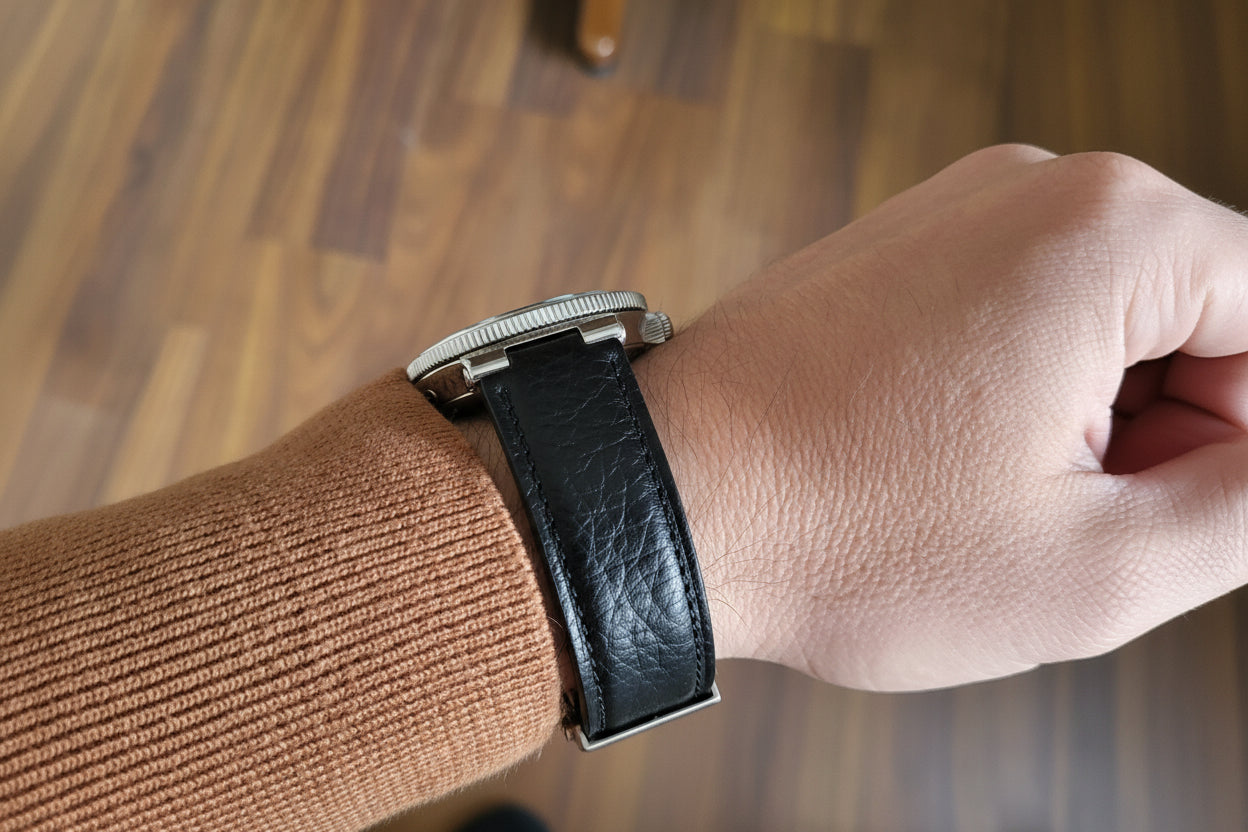 Napa Lacivert Deri Kordon