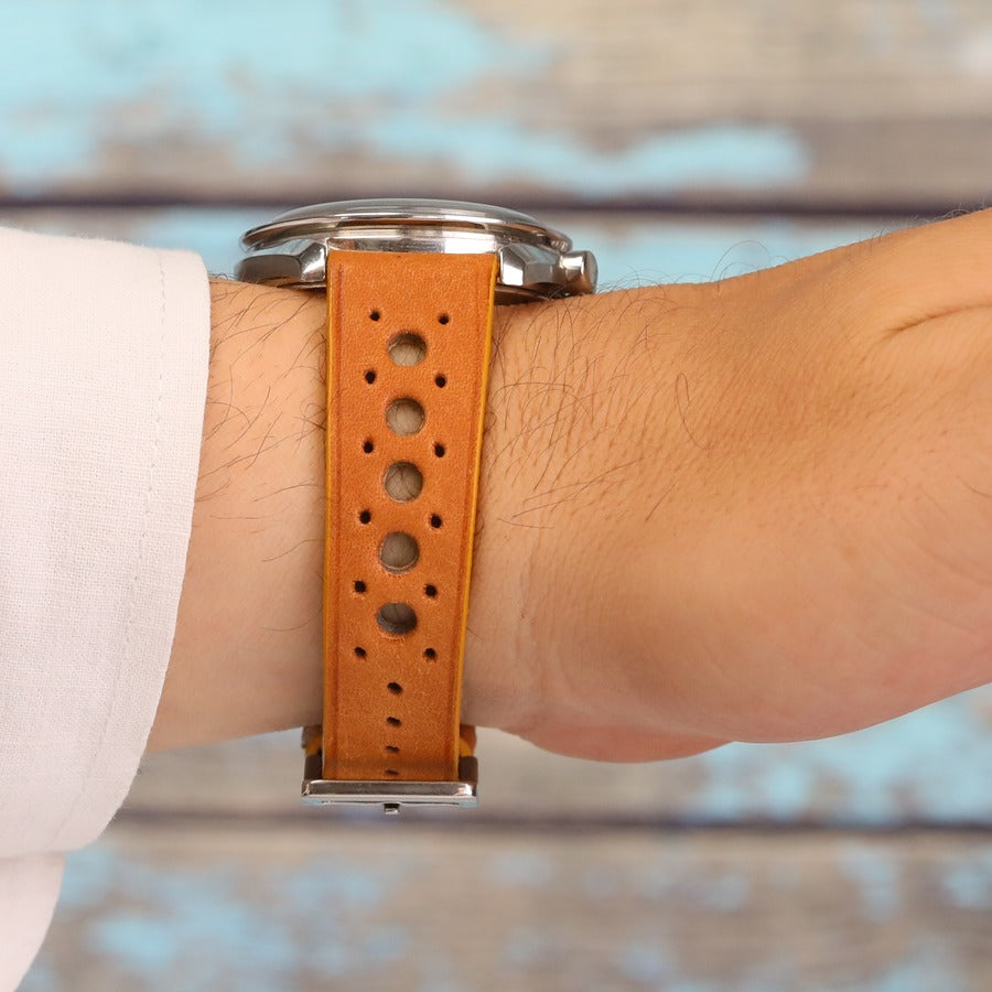 Gerçek dana derisi el yapımı taba renkli deri kordon